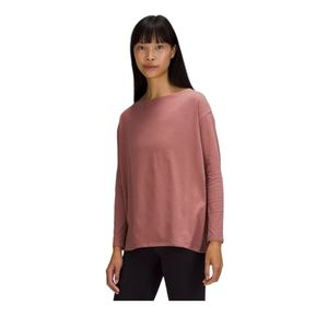 Lululemon Back In Action Long Sleeve Shirt Size 10